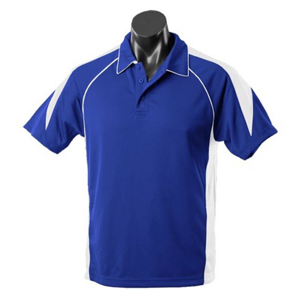 Shirt Mens Premier Polo Royal/white Small 400919 1301-ROY/WHT-S