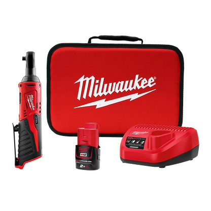 Impact Wrench Ratchet Milwaukee 2ah Set 401465 M12IR-201B
