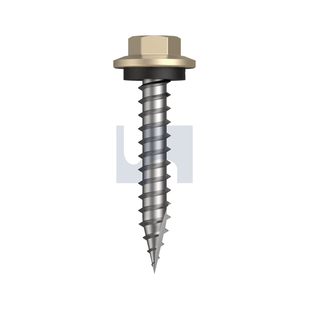 Type 17 Hex Head + Washer Paperbark - Cl4 As3566 #12-11 35 - Pk 1000_40095372_TPAW4SH1211035