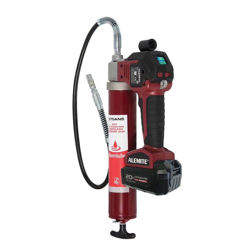 Grease Gun Cordless Lithium-ion 20V Alemite 670AN5_403084_670AN5_NLA