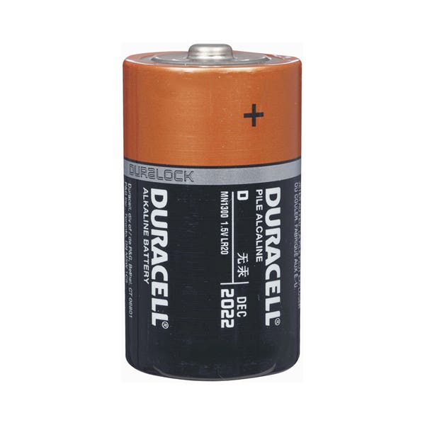Duracell Battery Alkaline D Singles 12755200 03973