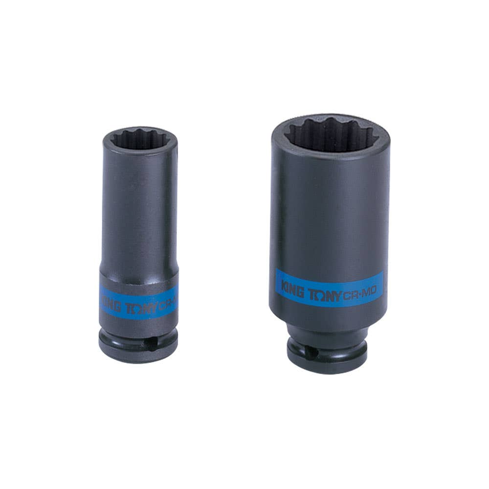 Impact Socket Deep 1/2 Drive 12 Point Metric 20mm 443020M King Tony 405454 443020M