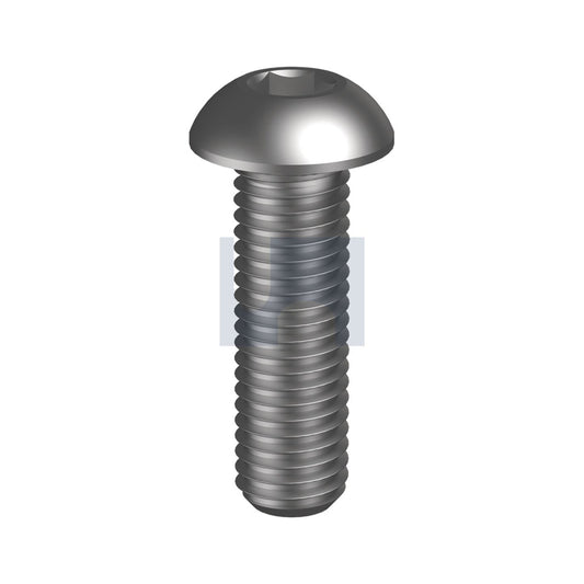 Btn Hd Skt Screw Hex ZP (Rohs Compliant) Iso 7380/Cl 010.9 M10 40 - Pk 100_40099733_SB10ZCM100040