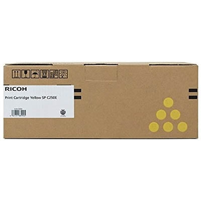 Ricoh SPC250 407550 OEM Laser Toner Cartridge 1600Pg Yellow_9026795_407550