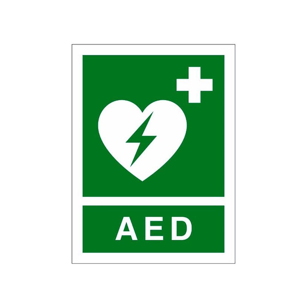 Sign Electric Shock Rescue And Resuscitation 450 X 600mm Metal_409967_EELCPR6045M