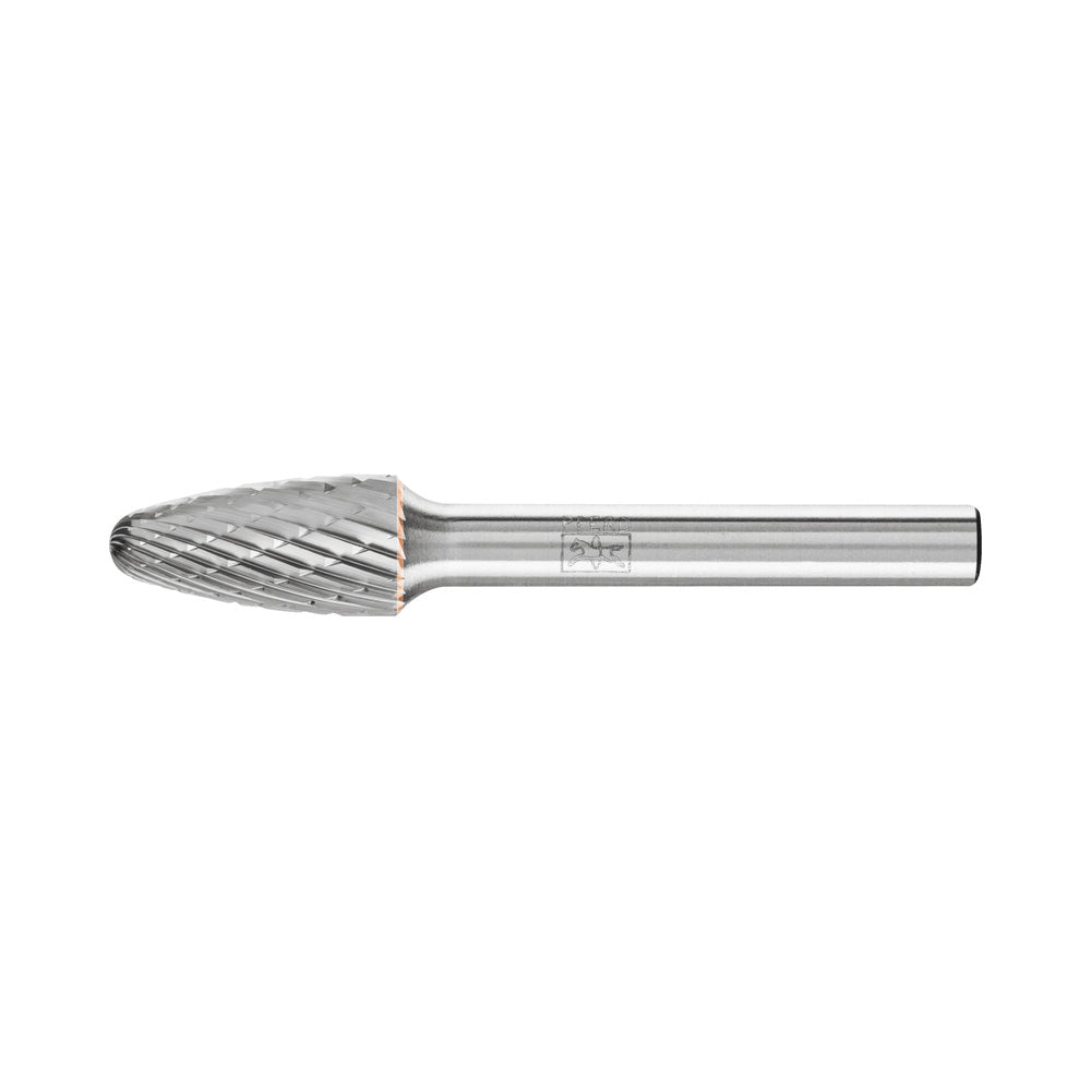 Tungsten carbide burr TOUGH tree shape radius end RBF 10x20 mm shank 6 mm_40107593_21000075