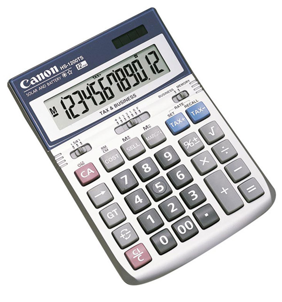 Canon Calculator HS1200Ts 12 Digit 12109700 CANHS1200TS