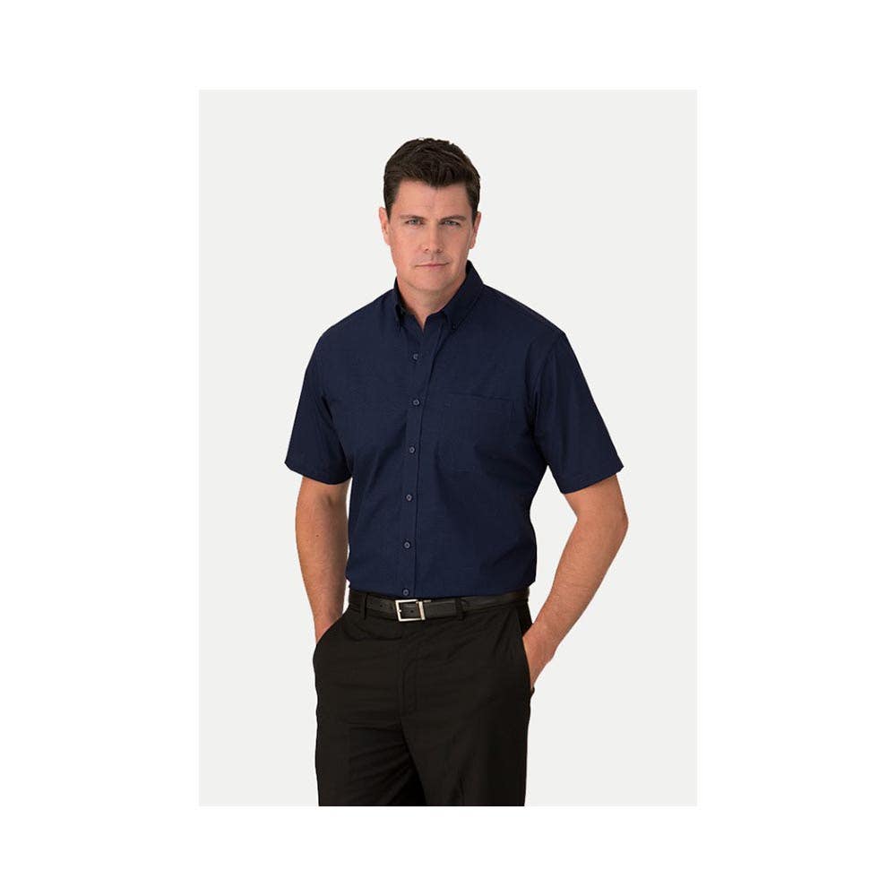 4102SS S/S Poly/Cotton Micro Check Shirt GLEN4102SS_GLEN4102SS