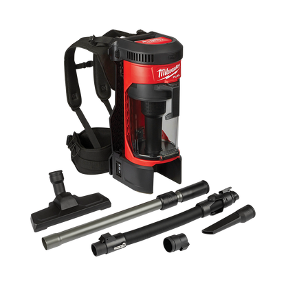 Milwaukee Backpack Cordless 3 In 1 Vacuum Dust Extractor 411594 M18FBPV-0
