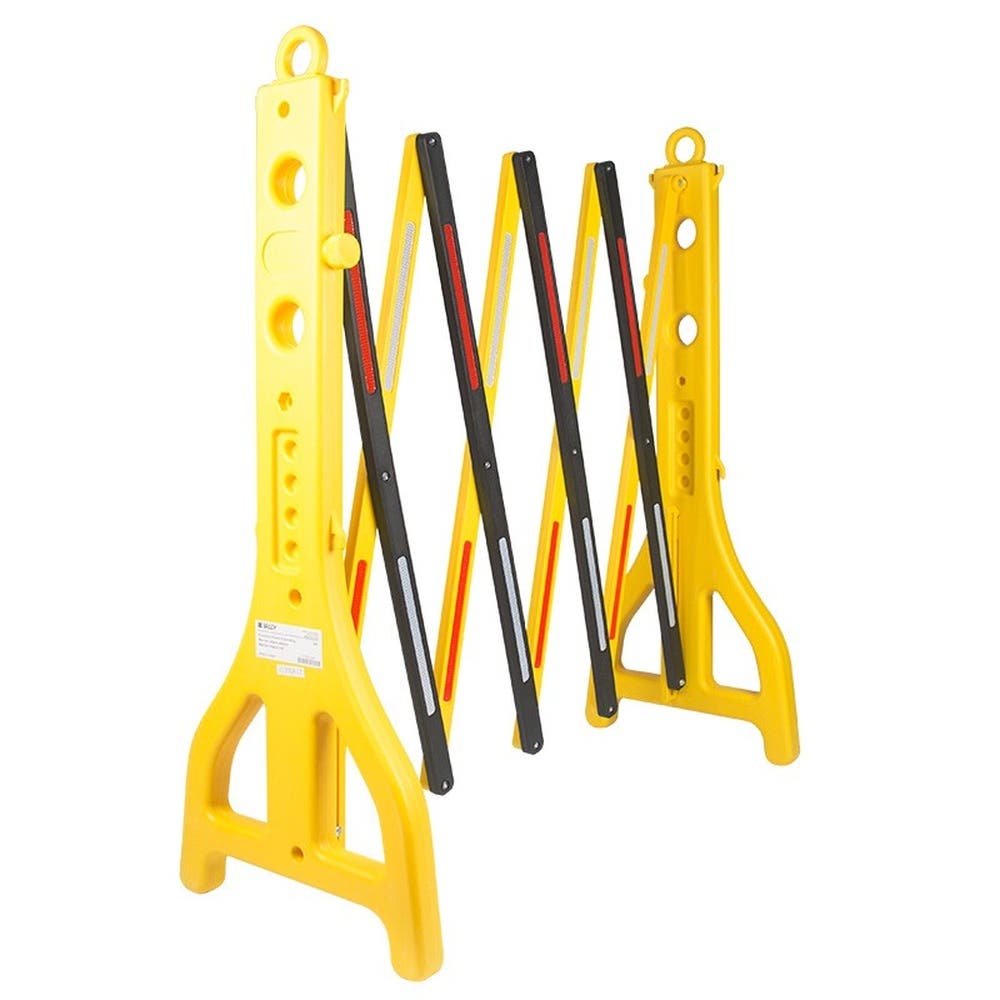 Plastic Expanding Barrier Yellow/black 2.4m     877256 412158 877256