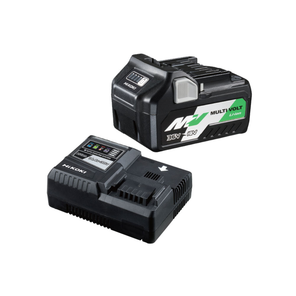 Hikoki Starter Pack - 1 X MultiVolt Battery BSL36A18 + 1 X Rapid Charger_413373_36VSTARTERPACK1Z