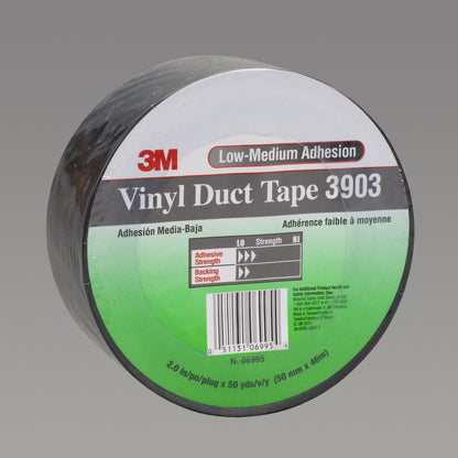 Tape Duct Vinyl Black 50.8mm X 45.7m 3M 3903_413453_7100145924