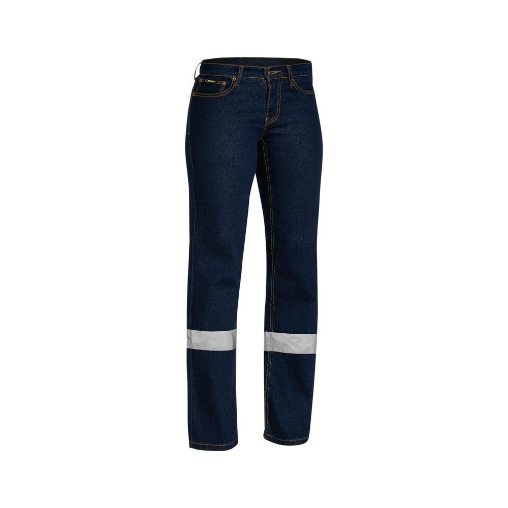 Jeans Womens Denim Stretch 390gsm Rough Rider 3M Tape 6 Bisley_40107423_BPL6712T_BTWB6