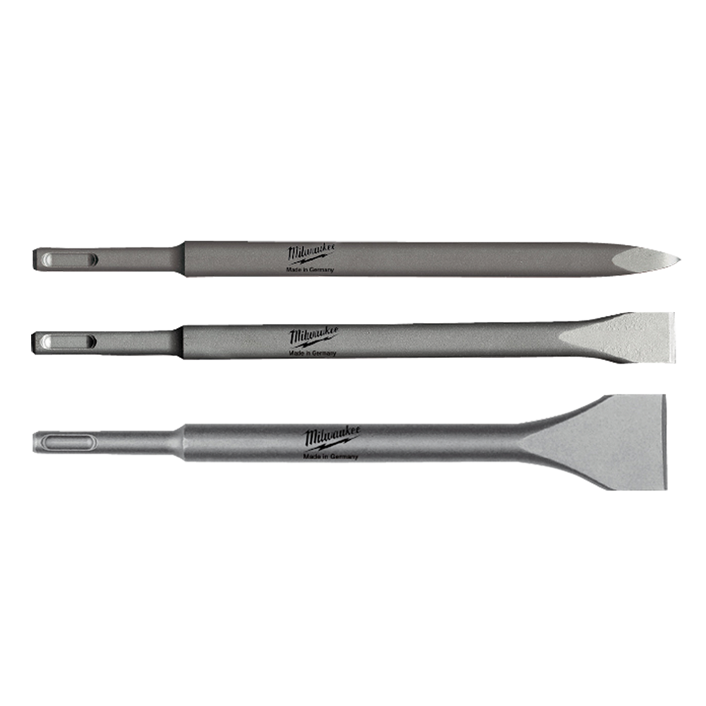 SDS-Plus 3 Pc Chisel Set Milwaukee 415222 4932430001