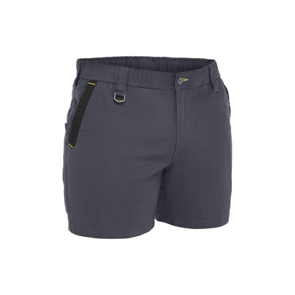 Shorts Stretch Short Cotton 280gsm Charcoal 77R Bisley_40115107_BSH1339_BCCGR77