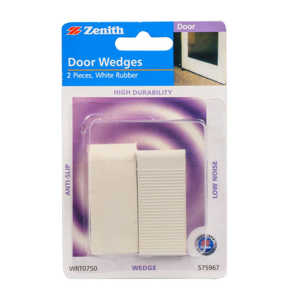 Wedge Door Rubber White 38mm Pk 2 4202003 3950172
