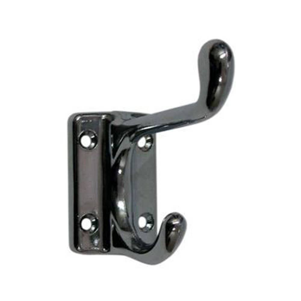 Hat & Coat Hook Chrome Plated Heavy Duty 75mm HC532 Notchka 4204003 HC532