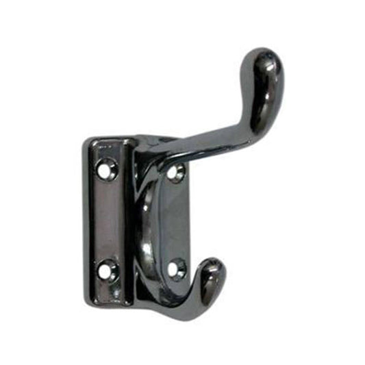 Hat & Coat Hook Chrome Plated Heavy Duty 75mm HC532 Notchka 4204003 HC532