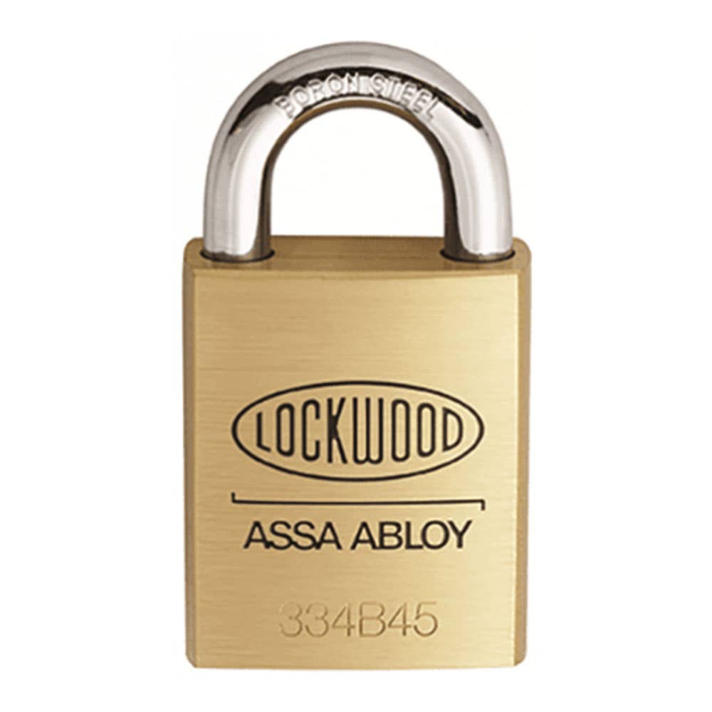 High Security Brass Padlock Keyed To Differ 19mm 4219003 334B45/119/5KD
