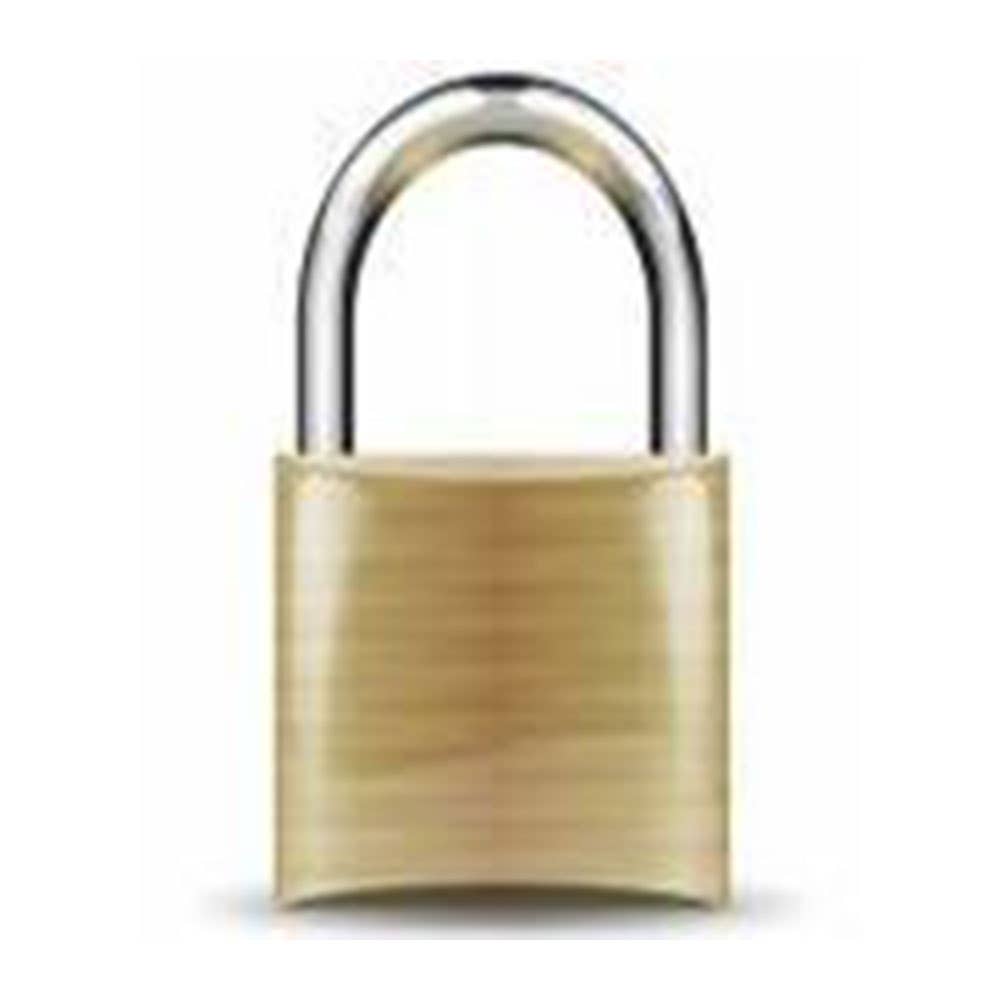 Padlock Brass 30/13mm KA Buidec 4221002 1232-13KA1