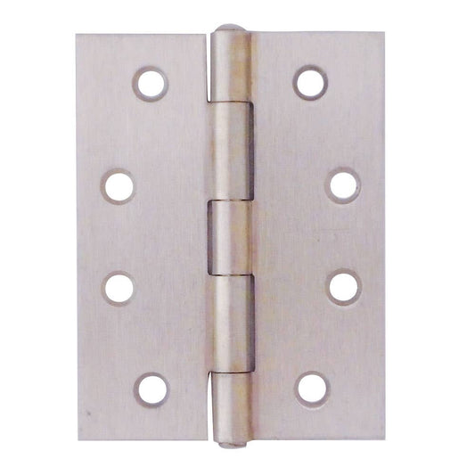Butt Hinge Zinc Plated Fixed Pin 100mm Notchka 4237001 LNF100ZP