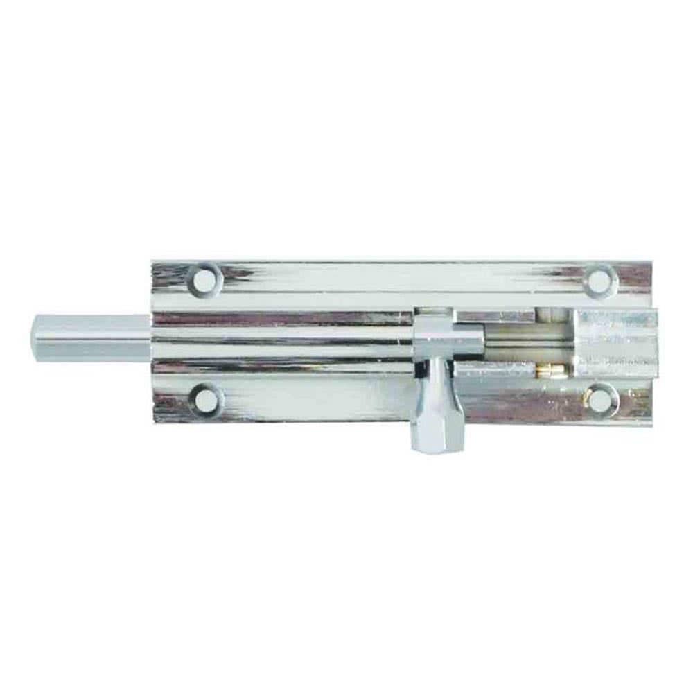 Barrel Bolt Chrome Plated 100mm 652X100CP Notchka 4241009 652X100CP
