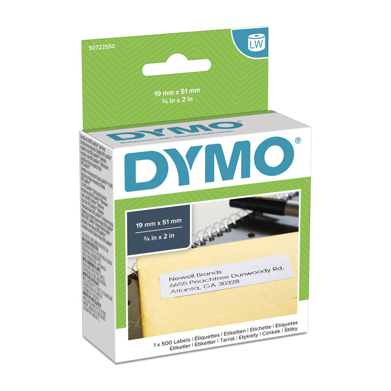 Dymo Label Writer Multipurpose 11355 51x19mm Box 500 S0722550_22903600_51993