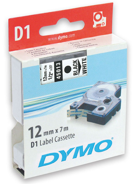 Dymo Labelling Tape D1 9Mm X 7M 40914 Blue On White 22553000 51982