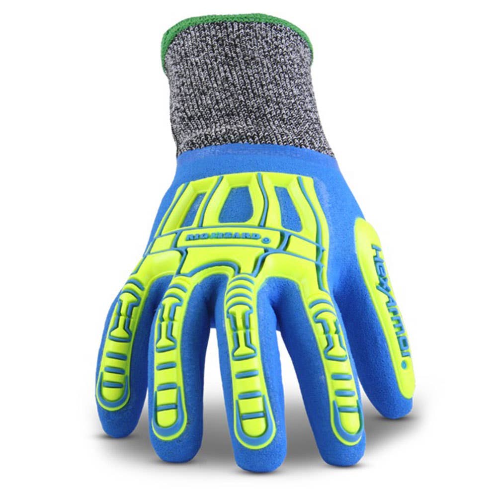 Gloves Impact Cut 3 Resistant 2XL Rig Lizard Fluid 7102 HexArmor 427019 710211