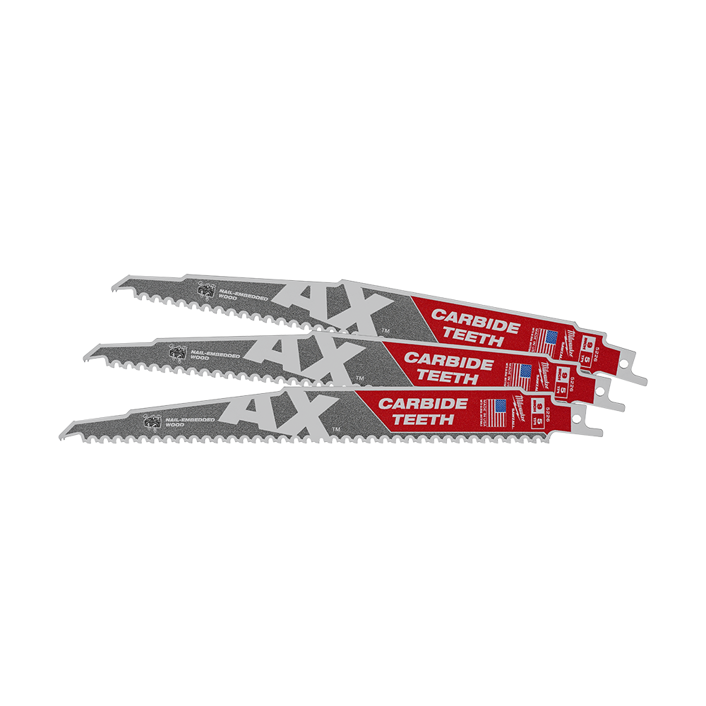 The Ax With Carbide Teeth Wood Demolition SAWZALL Blade 230mm Pkt 3_427162_48005326