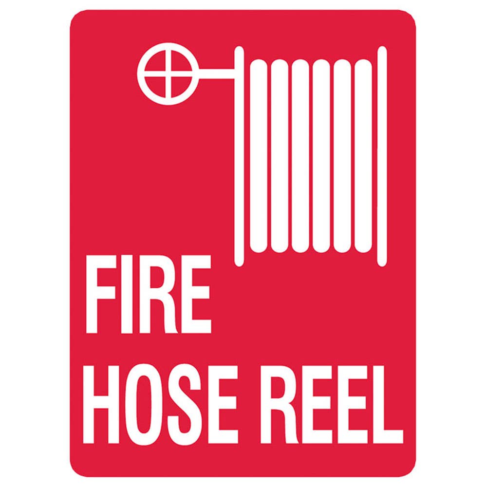 Sign FIRE HOSE REEL + Pictogram 600 X 450mm Metal 427755 834067