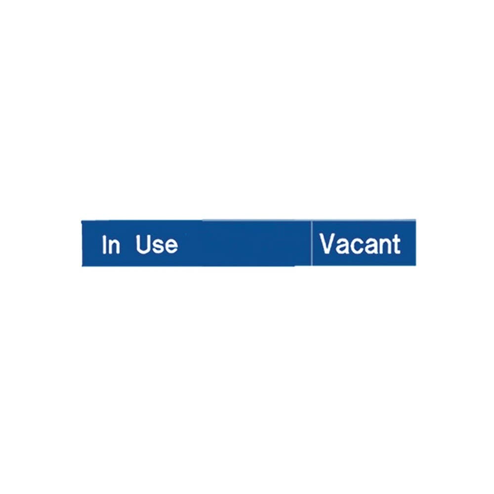 In Use/Vacant Door Signs White/Blue Brady 863171 428018 863171