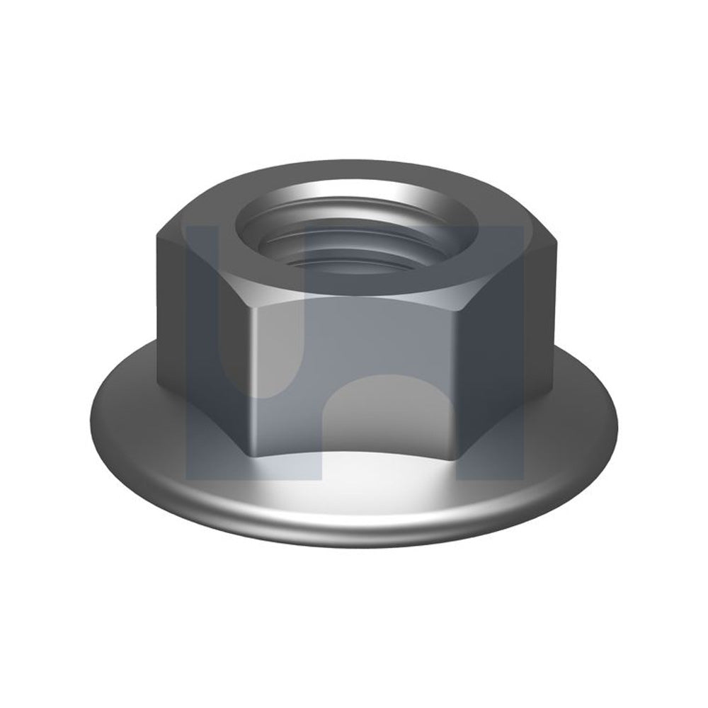 Hex Flange Nut Af12 [No Serr] HDG Jis B1190/Cl 8 M8 - Pk 500_40093335_NF08GJNCM08