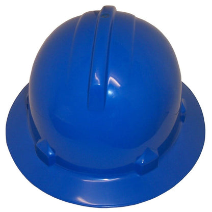 Hard Hat Blue Full Brim 6 Point Harness Unvented 3M HH40_433577_7012921828
