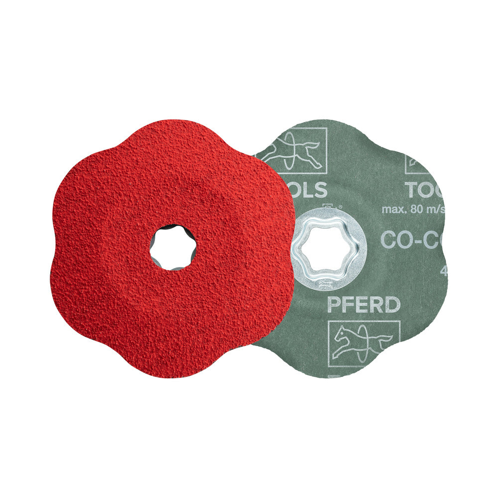 COMBICLICK ceramic oxide grain fibre disc 125mm CO-COOL60 CONTOUR contours_40108546_64112560