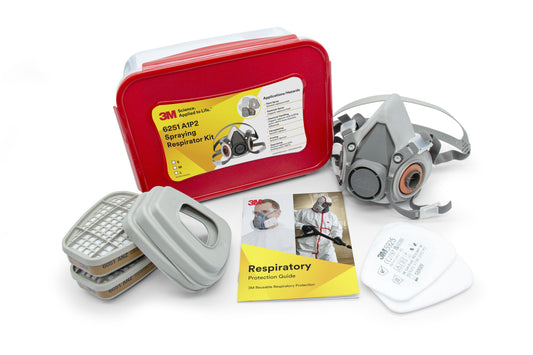 Respirator Half Face Mask Spraying Kit A1P2 Large 3M 6251_438415_7012871341