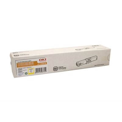 OKI 4446975* OEM Laser Toner Cartridge 44469755 Yellow_9001737_44469755