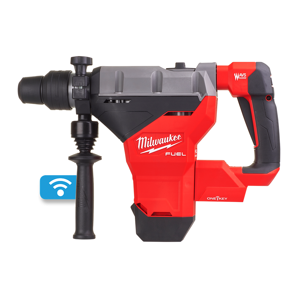 Drill Hammer Demolition M18 Fuel 44mm SDS Max Skin Only Onekey Milwaukee 446121 M18FHM-0