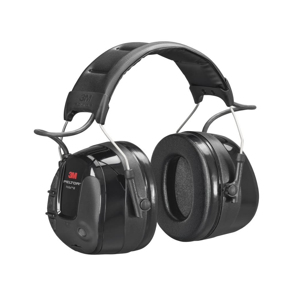 Headband Ear Muffs 3M Peltor ProTac III Black MT13H221A_447570_7100088424