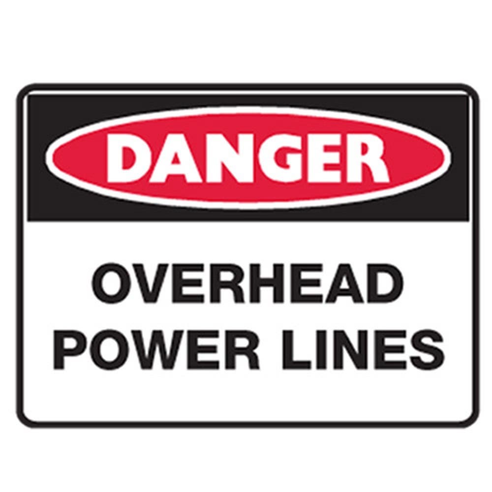 Sign Poly  Overhead Power Lines   M  600 X 450 449987 872036