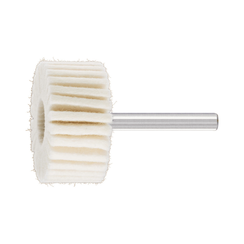 Soft mounted felt flap wheels FLS dia. 40x20 mm shank dia. 6 mm_40108227_44384020