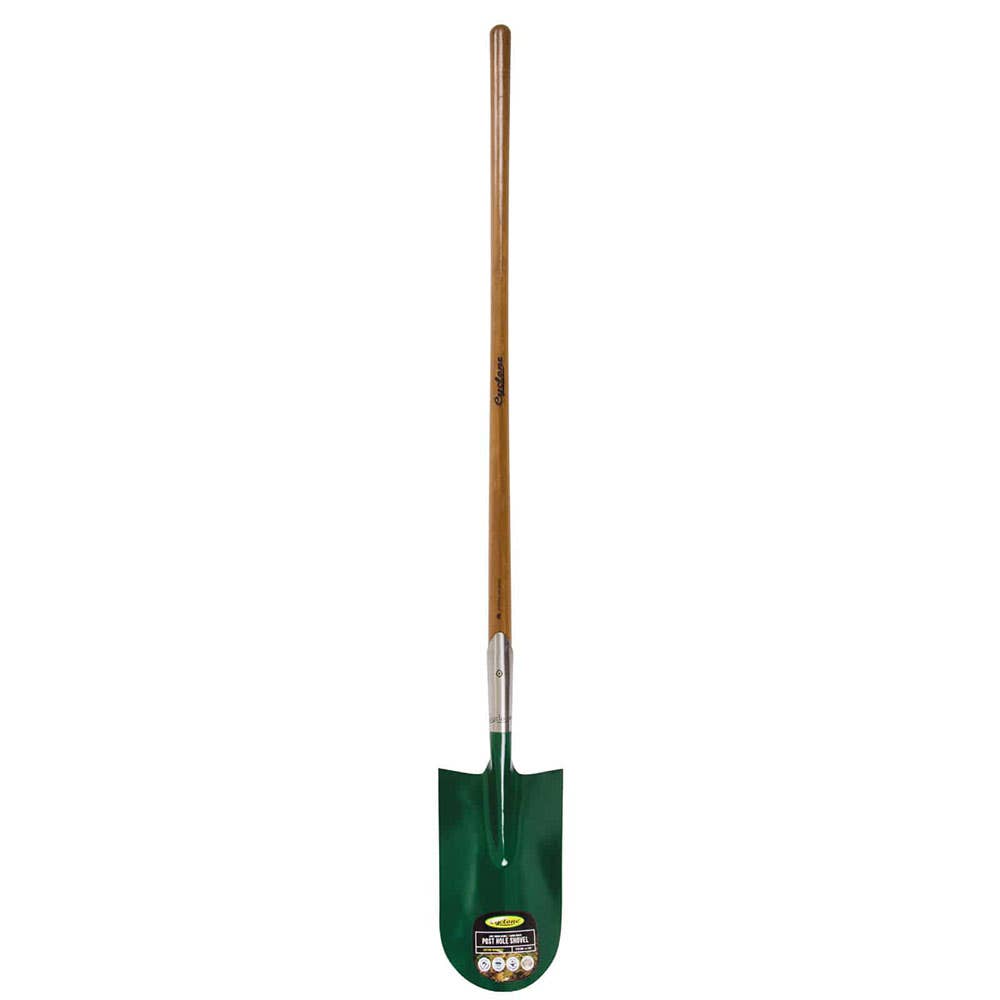 Post Hole Round Mouth Shovel Long Wooden Handle 4507002 640087
