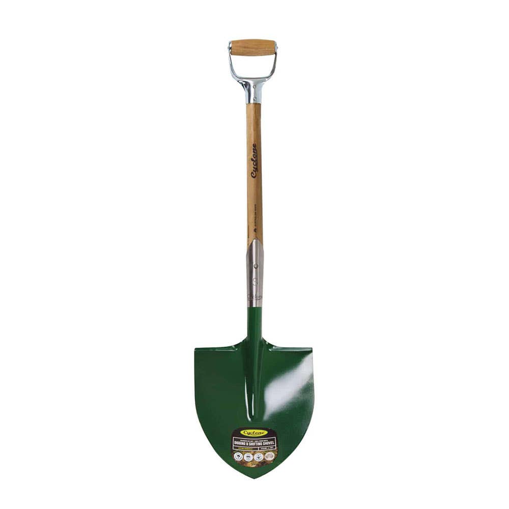 Round Mouth Shovel Medium Wooden D Handle 4508001 640858