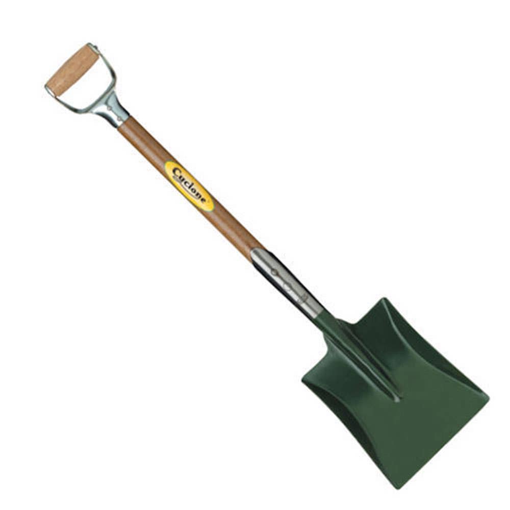 Square Mouth Shovel Medium Wooden D-Handle 4509001 641916
