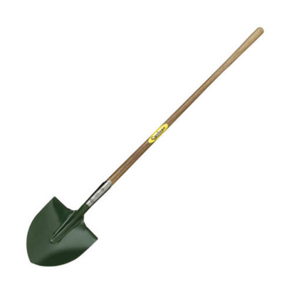 Small Round Mouth Shovel Long Wooden Handle 4514002 641282