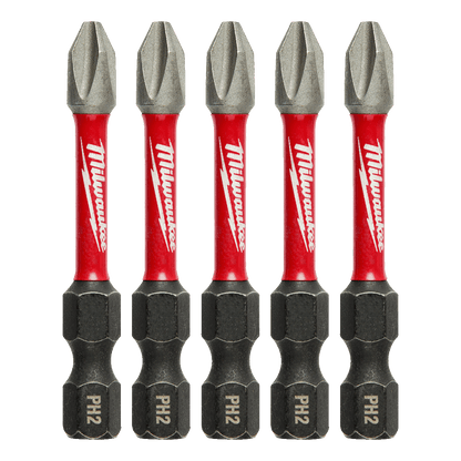 SHOCKWAVE POWER BIT PHILLIPS #2 50MM (2) 5PK 456796 48324602