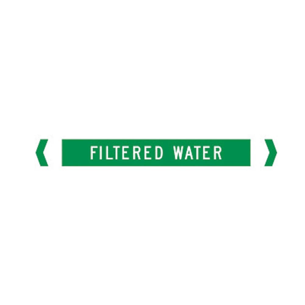 Marker Pipe FILTERED WATER 475 X 31mm Pk 10 457647 892075