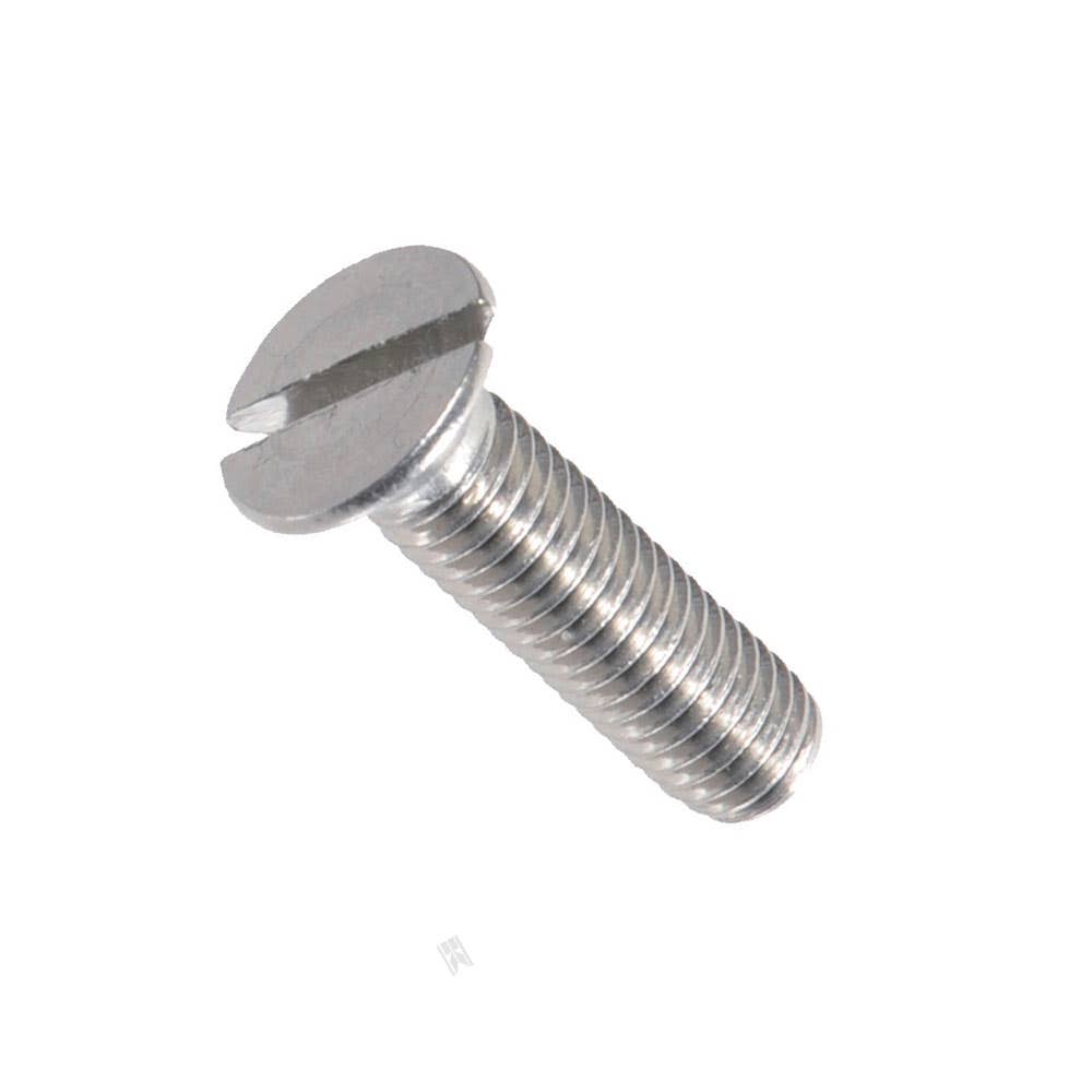 Screw Metal Thread Slotted CSK Head 316 Stainless Steel 10 x 20mm 4610029 E039-10020