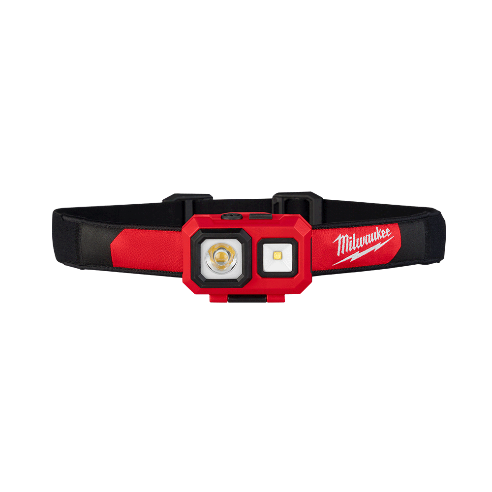 Head Lamp LED 450 Lumens 3x AAA Batteries Spot / Flood IP52 Milwaukee 461160 HL-SF