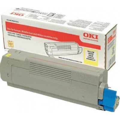OKI C612 46507509 OEM Laser Toner Cartridge 6000Pg Yellow_9026727_46507509